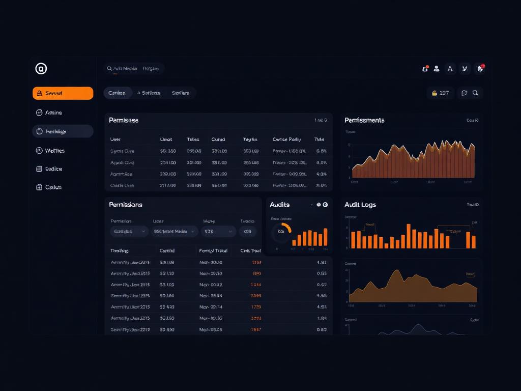 Mockup do Sistema administrativo completo
